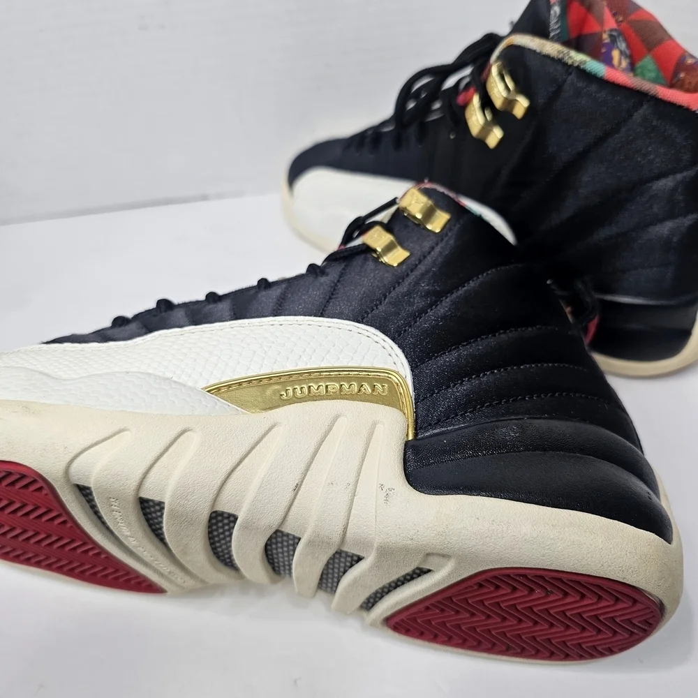 Air Jordan 12 Retro CNY GS Chinese New Year BQ6497 006 Youth Size 6.5 Y